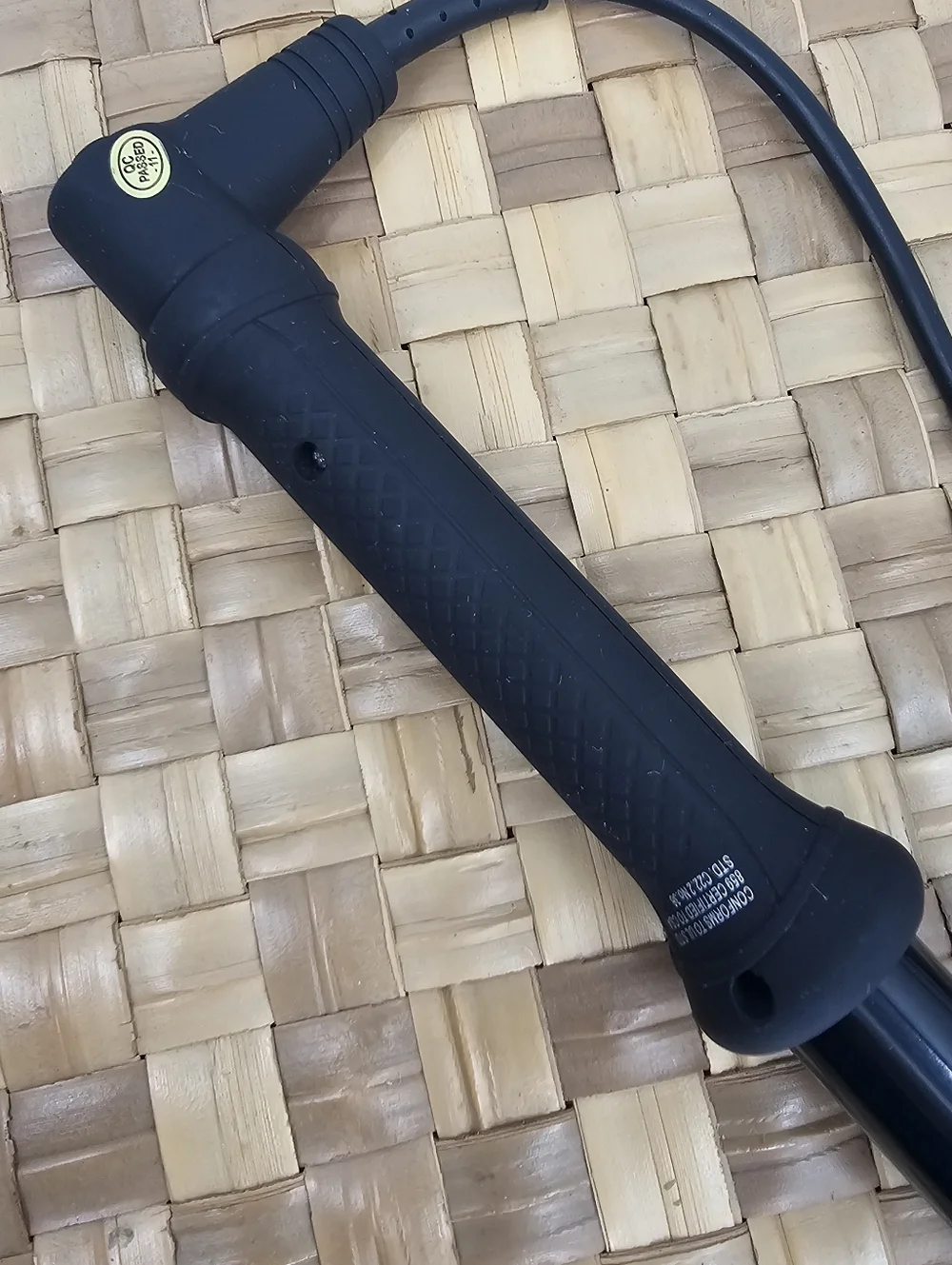 L'ANGE Hair Curling Wand Black